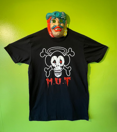 Explore evil angel tattoo ideas, creative tattoo ideas in Marietta, available at Monkeys Uncle Tattoo