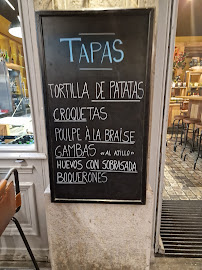 Carte du Puerta del Sol Restaurant & Épicerie fine espagnole à Lyon