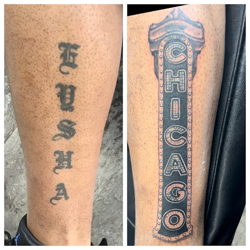 Find tattoo ideas chest for your next unique tattoo in Calumet City at Skinkraft Ink