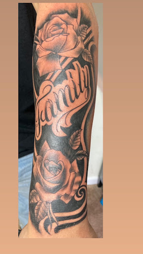 Explore full sleeve tattoo ideas for woman, creative tattoo ideas in Williamsburg, available at Relentless Ink
