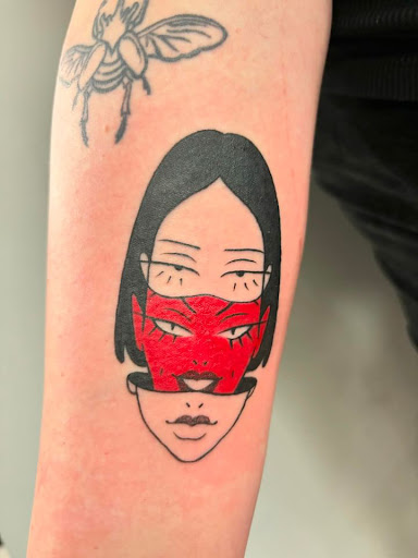 Explore mens angel tattoo ideas, creative tattoo ideas in Schaumburg, available at Atmosphere Tattoo Gallery - Schaumburg