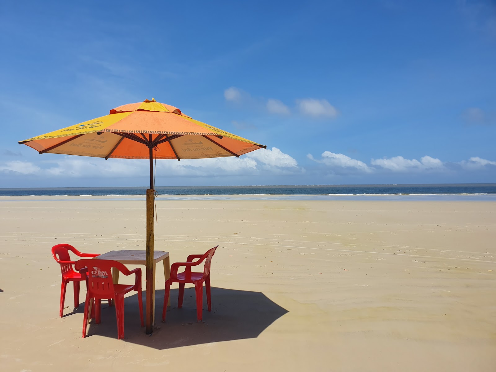 Photo of Algodoal Beach with bright sand surface