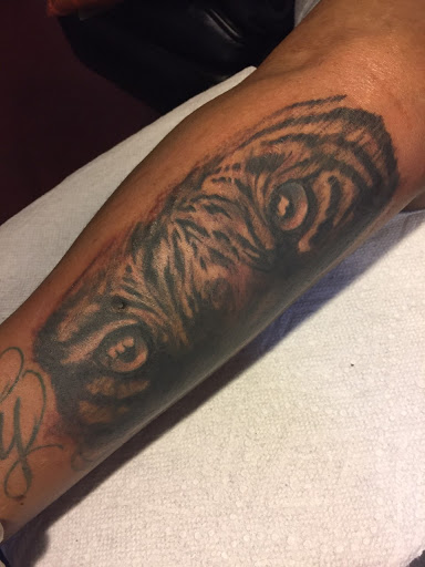 Explore baptism tattoo ideas, creative tattoo ideas in Atlanta, available at Camp Creek Body Art & Laser