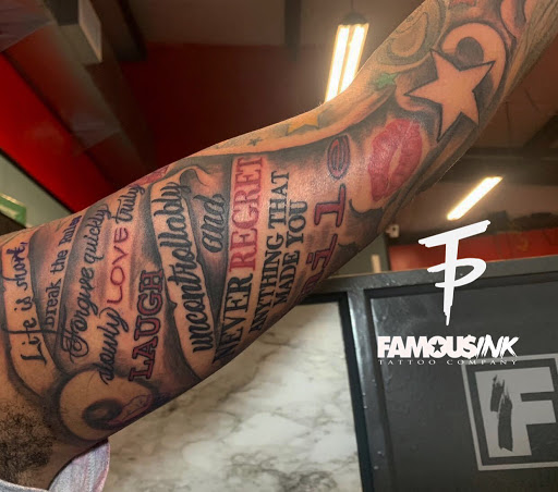 Explore disney couple tattoo ideas, creative tattoo ideas in Hammond, available at Famous Ink, Inc.