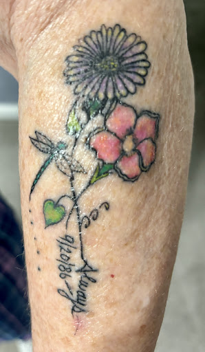 Explore tattoo coverup ideas, creative tattoo ideas in Blackwood, available at Candi Girl Ink