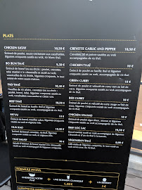 Pitaya Thaï Street Food à La Valette-du-Var menu