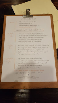 Restaurant français Le Pim'pi Bistrot à Biarritz (le menu)
