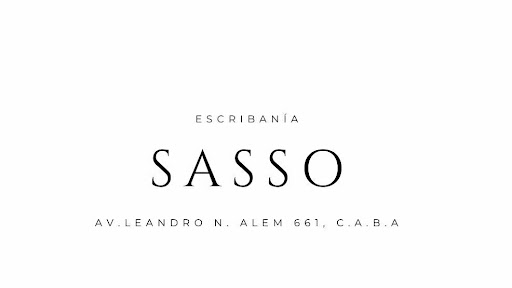 Escribanía Sasso