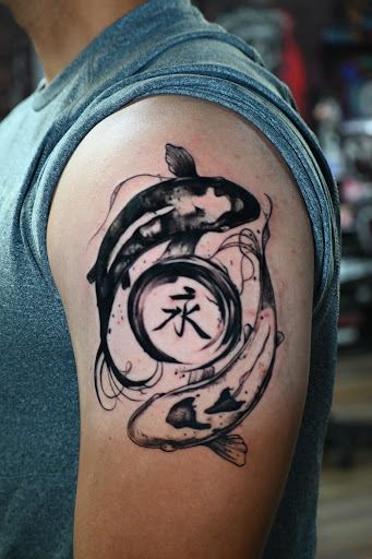 Explore brain aneurysm tattoo ideas, creative tattoo ideas in Clarksville, available at Dark Raine Tattoo