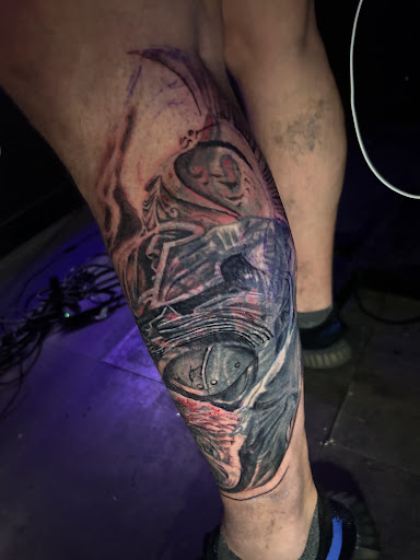 Explore sport tattoo ideas, creative tattoo ideas in Las Vegas, available at Work of Art Tattoo and Piercing