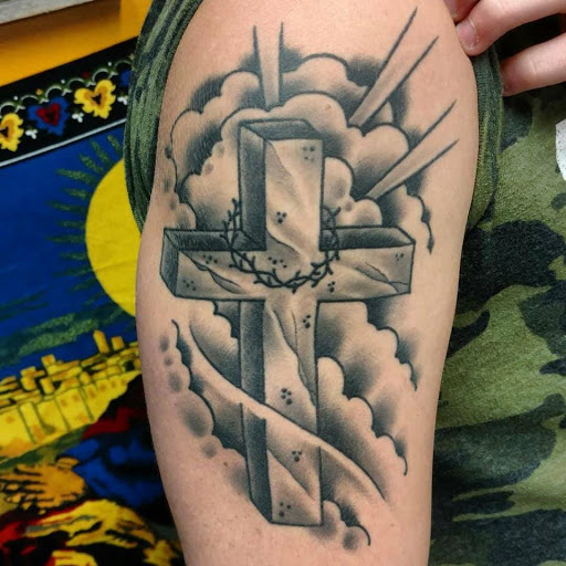 Explore rip ideas for tattoos, creative tattoo ideas in Pittsburgh, available at Atlas and Anchor Tattoo