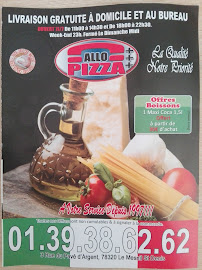 Carte du Allo Pizza. à Le Mesnil-Saint-Denis