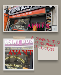 Restaurant BOSPHORE spécialité TURQUE_ HALAL à Pierrefitte-sur-Seine menu