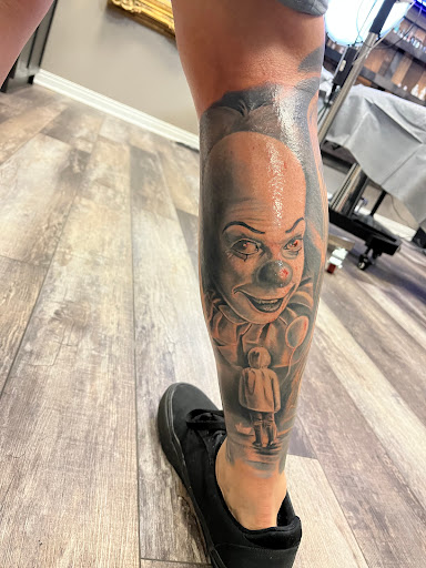 Explore shoulder tattoo idea, creative tattoo ideas in San Marcos, available at The War Room Tattoo Studio (By Appointment only)