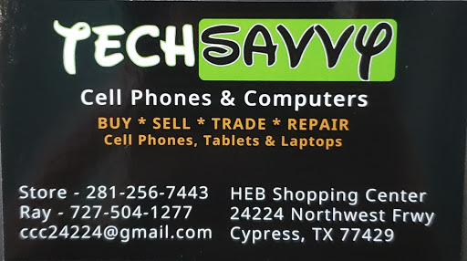 Electronics Repair Shop «Tech Savvy Cell Phone, iPhone, iPad, Computer Repair», reviews and photos, 24224 Northwest Fwy #100, Cypress, TX 77429, USA