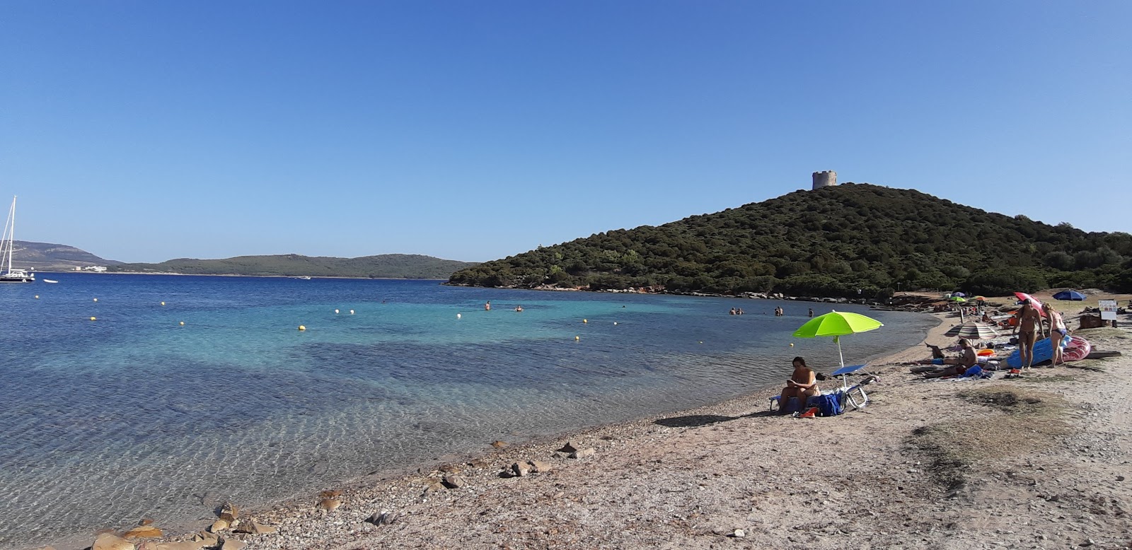 Photo of Tramariglio beach and the settlement
