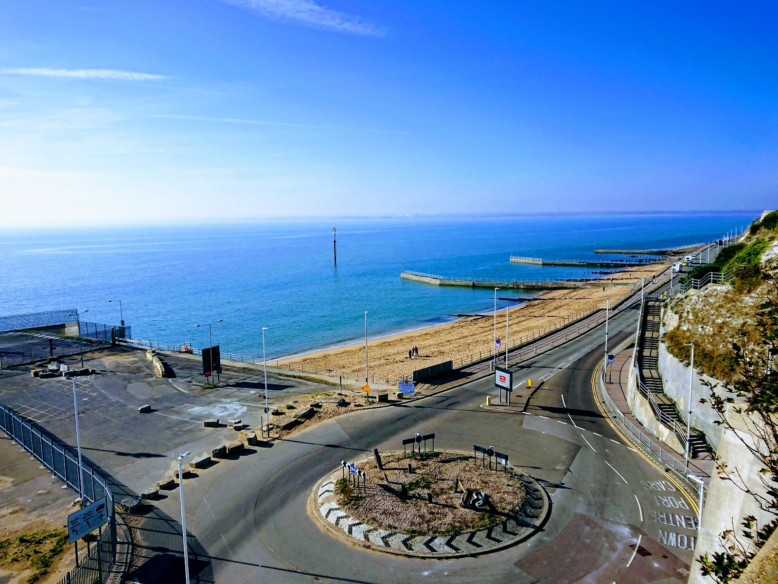 Foto van Ramsgate beach en de nederzetting