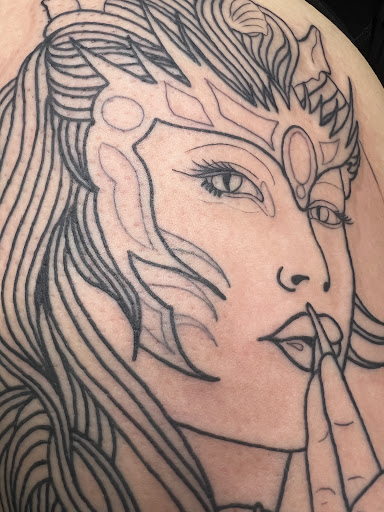 Explore ancient egypt tattoo ideas, creative tattoo ideas in Buffalo, available at True Gloom Tattoo Studio