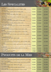 Menu du TRADI PIZZA VERETZ à Véretz