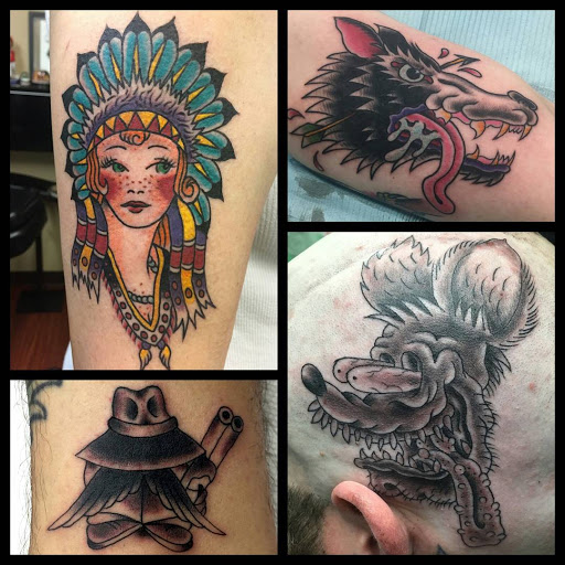 Explore small butterfly tattoo ideas, creative tattoo ideas in Frisco, available at Frisco Tattoo Company - Steel PaintBrush