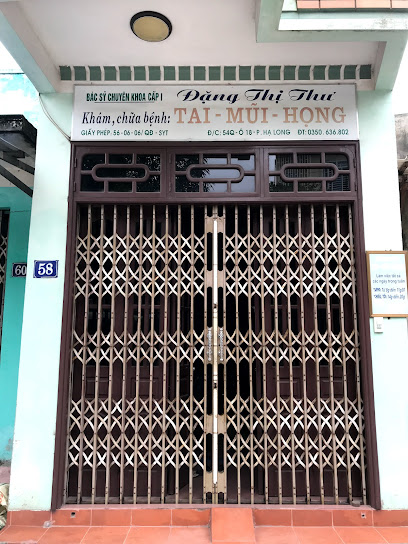Phòng khám Tai - Mũi - Họng - BS Đặng Thị Thư