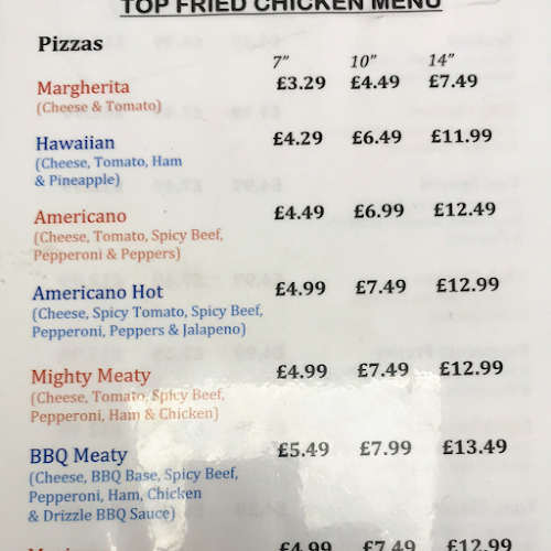 Reviews of Top Fried Chicken Tyldesley in Manchester - Restaurant