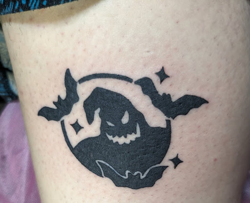 Explore large flower tattoo ideas, creative tattoo ideas in Puyallup, available at Blvck Widow Ink