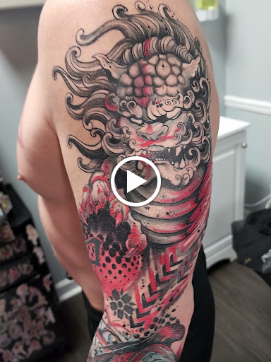 Explore be strong tattoo ideas, creative tattoo ideas in Columbus, available at Broken Tarot Tattoo Parlour