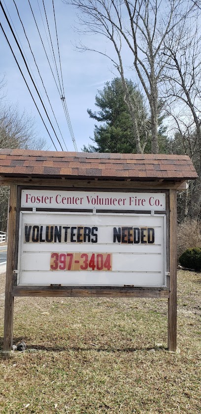 Foster Center Volunteer Fire Company