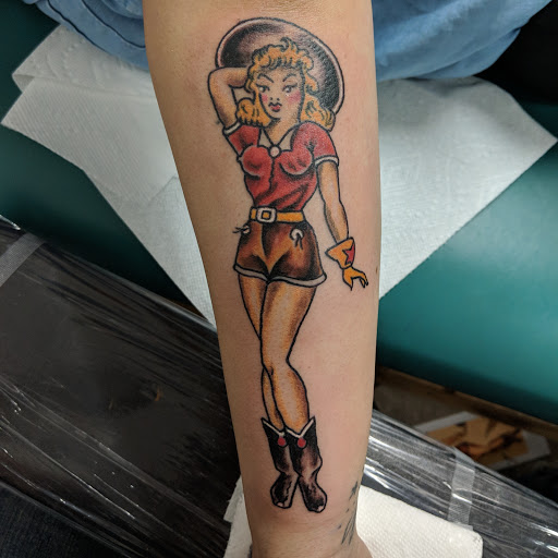 Explore zombie tattoo ideas, creative tattoo ideas in New Bern, available at Ol Skool Tattoos
