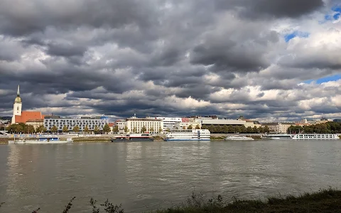 Bratislava Promenade near the Danube image