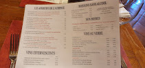 Restaurant Auberge La Beursaudière à Nitry - menu / carte