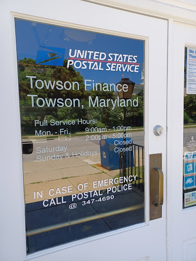 Post Office «United States Postal Service», reviews and photos, 101 W Chesapeake Ave, Towson, MD 21285, USA