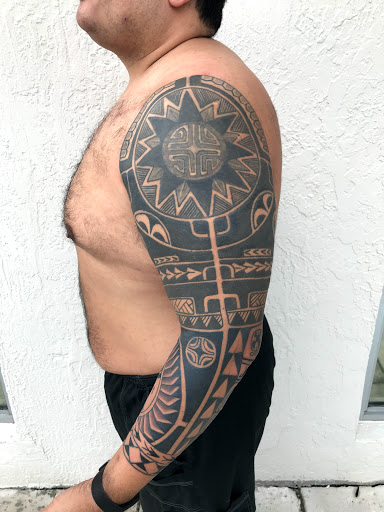Explore sleeve tattoo idea, creative tattoo ideas in Miami, available at Miami Tattoo & Co Midtown