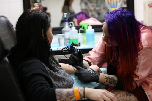 Explore bartender tattoo ideas, creative tattoo ideas in Saint Petersburg, available at Lucky You Tattoo