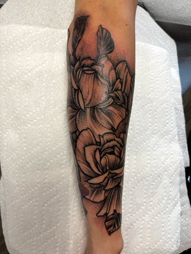 Explore bicep tattoo ideas for men, creative tattoo ideas in Grovetown, available at Triumph Tattoo Company