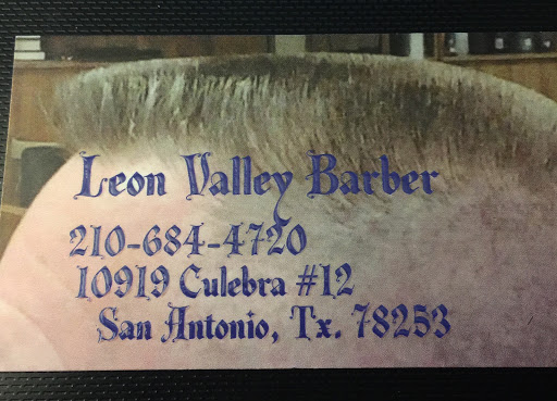 Barber Shop «Leon Valley Barber Shop», reviews and photos, 10919 Culebra Rd #112, San Antonio, TX 78253, USA