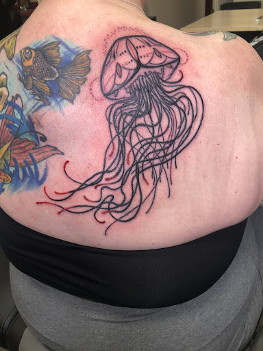 Explore horror sleeve tattoo ideas, creative tattoo ideas in Spokane, available at Moms Custom Tattoo & Body Piercing