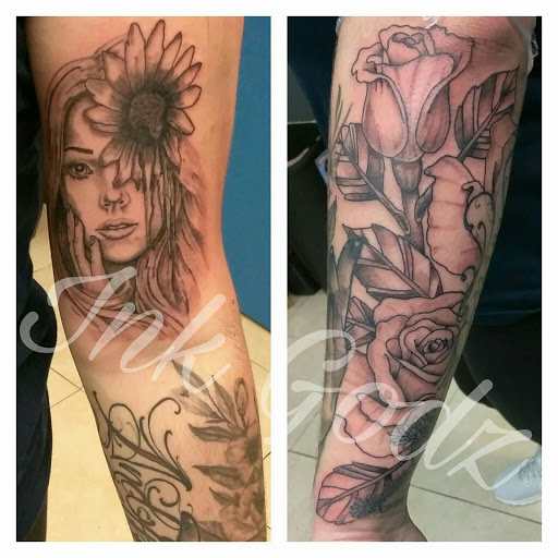 Explore dad tattoo ideas for men, creative tattoo ideas in Saint Petersburg, available at Ink Godz Tattoos