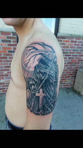 Explore small elephant tattoo ideas, creative tattoo ideas in Stevens Point, available at Black Rabbit Tattooing