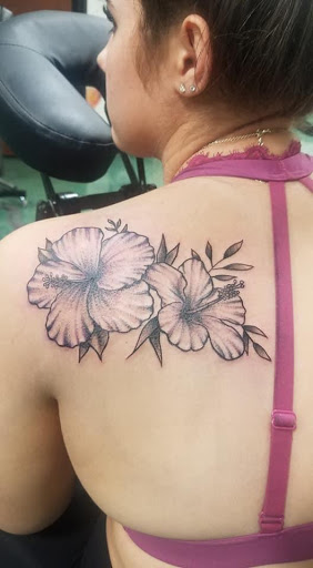 Explore tattoo scar cover up ideas, creative tattoo ideas in Roanoke, available at Saint Cecilias Art Studio