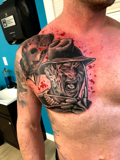 Explore police tattoo ideas, creative tattoo ideas in Springdale, available at Tattoo Cartel