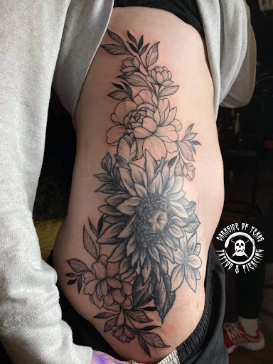 Explore sibling tattoo ideas for 3, creative tattoo ideas in Fort Worth, available at Darkside of Texas Tattoo & Piercing