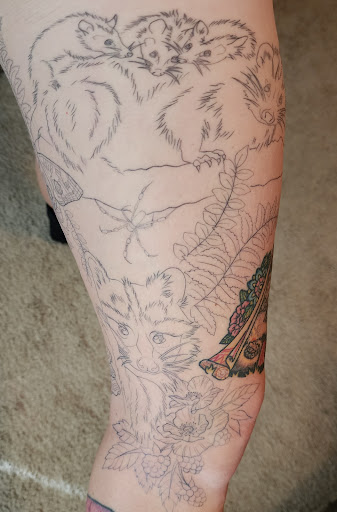 Explore dog tattoo ideas for men, creative tattoo ideas in Virginia Beach, available at Studio Evolve