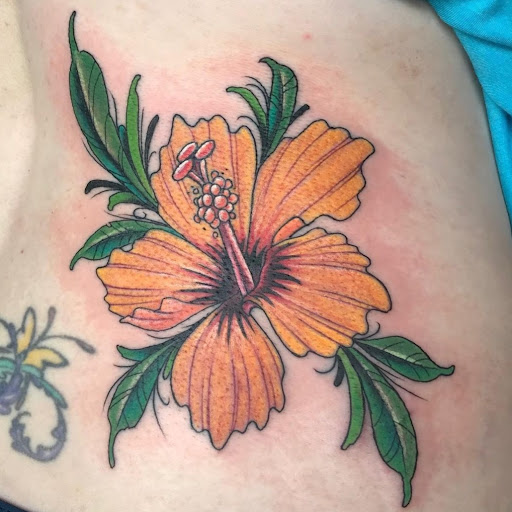Explore back of thigh tattoo ideas, creative tattoo ideas in Lahaina, available at Banyan Tree Tattoo