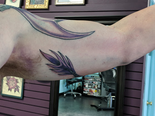 Explore ronin tattoo ideas, creative tattoo ideas in Austin, available at Little Pricks Tattoo