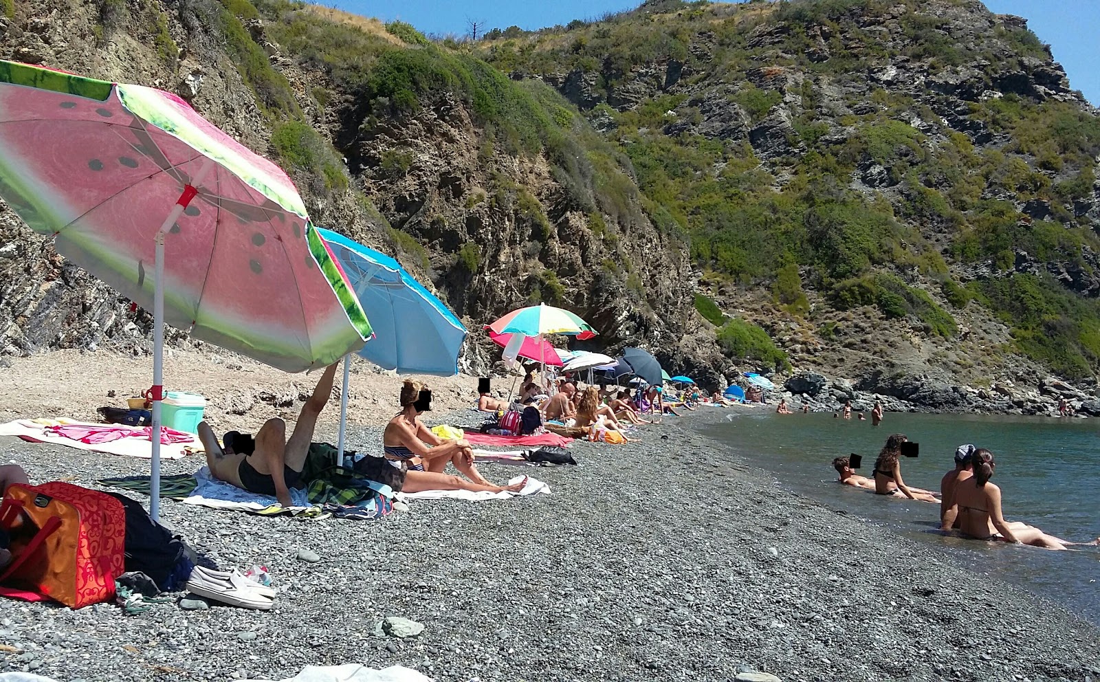 Foto van Spiaggia Di Acquarilli wilde omgeving