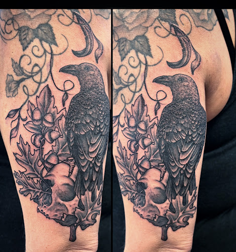 Explore knee tattoo ideas female, creative tattoo ideas in Maple Lake, available at Earth Child Tattoo