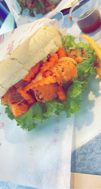 Sandwich au poulet du Restaurant Grec In Wok Asian Döner à Paris - n°4
