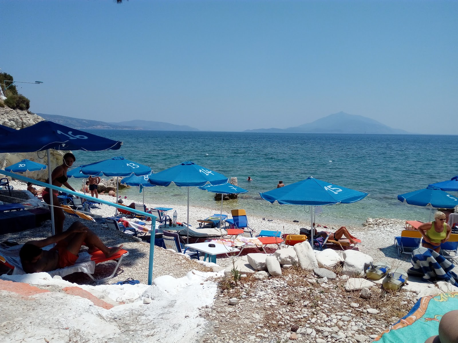 Photo de Pappa beach situé dans une zone naturelle